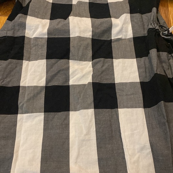 Burberry Girls Black and White Plaid Dress Size 6 - Picture 5 of 5